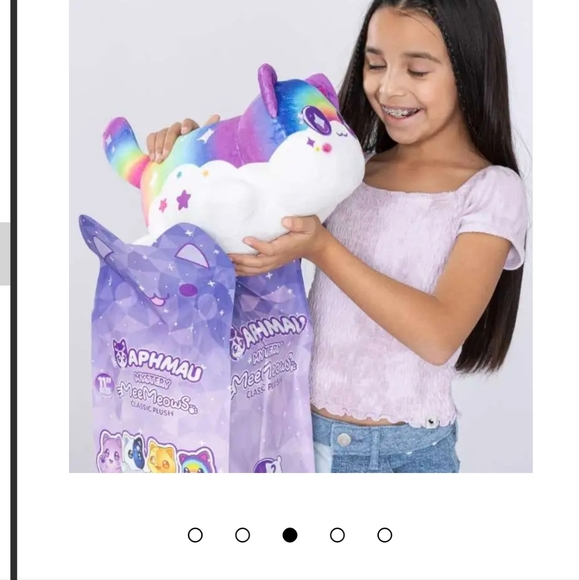 Aphmau MeeMeows DIAMOND CAT Large 11" 28cm Plush Celestial Toy RARE RESEALED - Picture 3 of 5